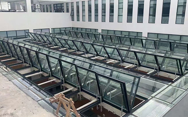 百安科技有限公司近期宜君排烟窗项目案例分享